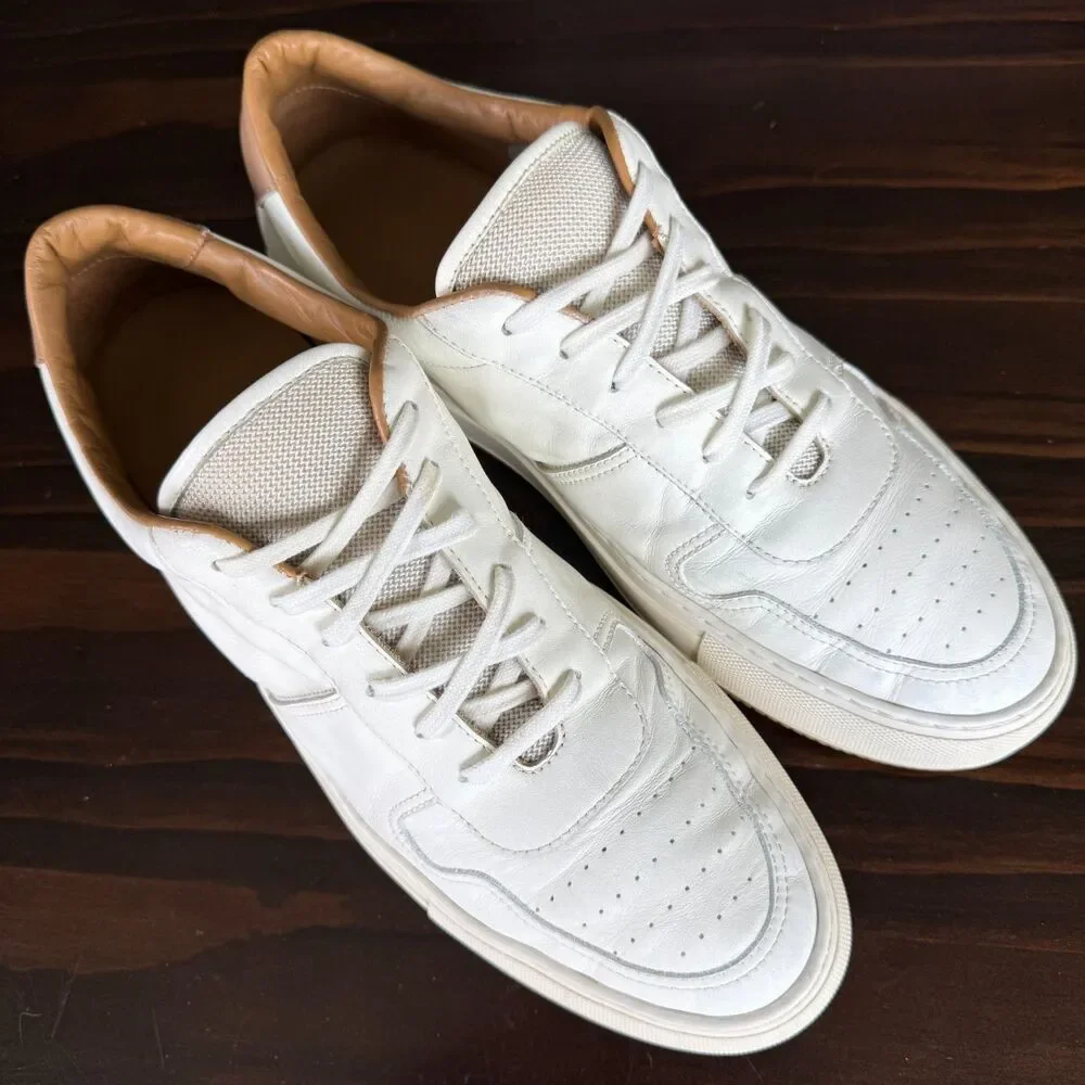 Common Projects Bball Low Sneakers White Leather Men's EU 44/US 11 Made in Italy